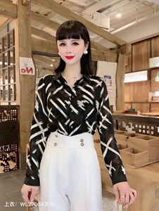 2022春季新款女装修身显瘦气质时尚衬衣图片