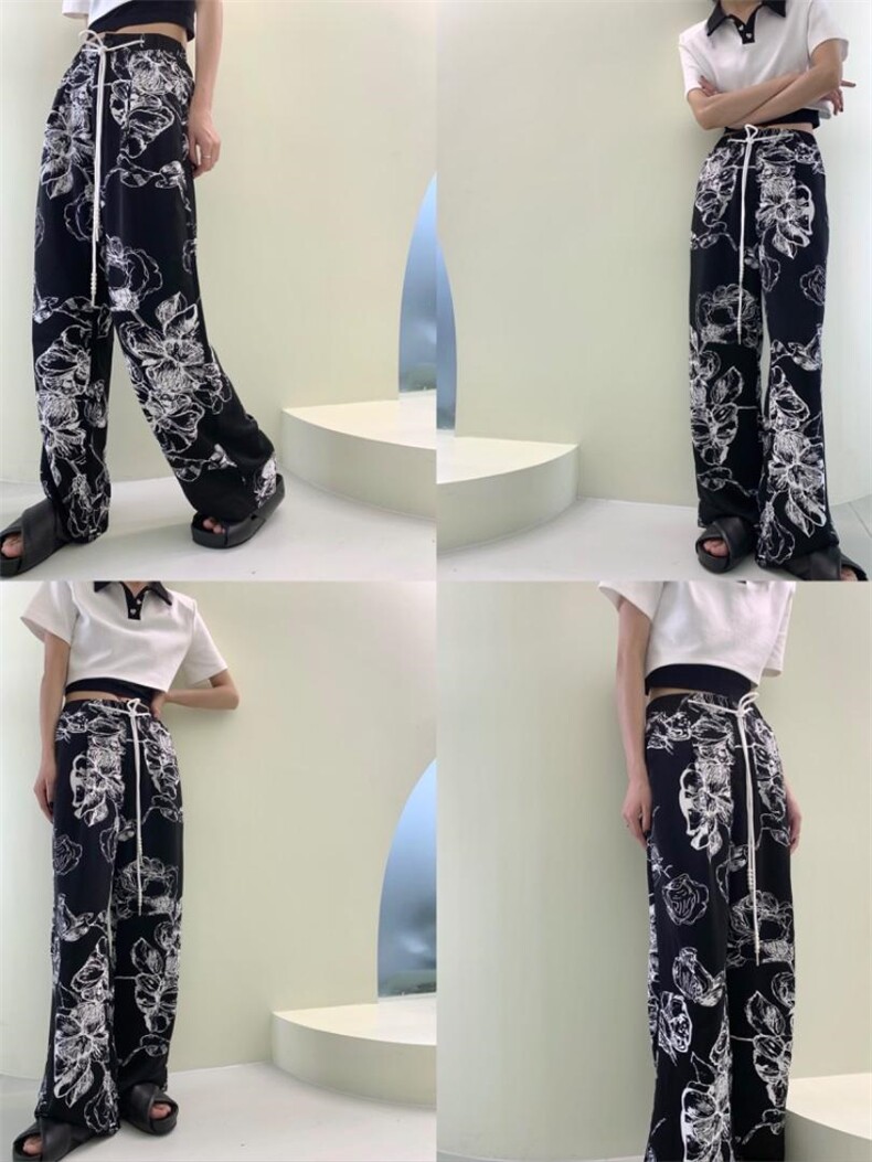 阔腿裤，其它，锦上