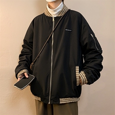 复古夹克男双面穿牛津防水韩版潮流宽松春季休闲外套JK09223-P60，男装夹克，星座308B-1
