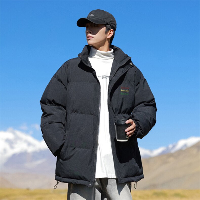 2024冬季新款cityboy大码字母印花棉衣M-5XHM24753-4-特P55,男装棉衣,电商A022