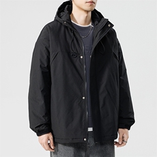 冬季新品保暖连帽棉衣休闲潮流青少年百搭棉服外套MY9083-P100，男装棉衣，电商A128