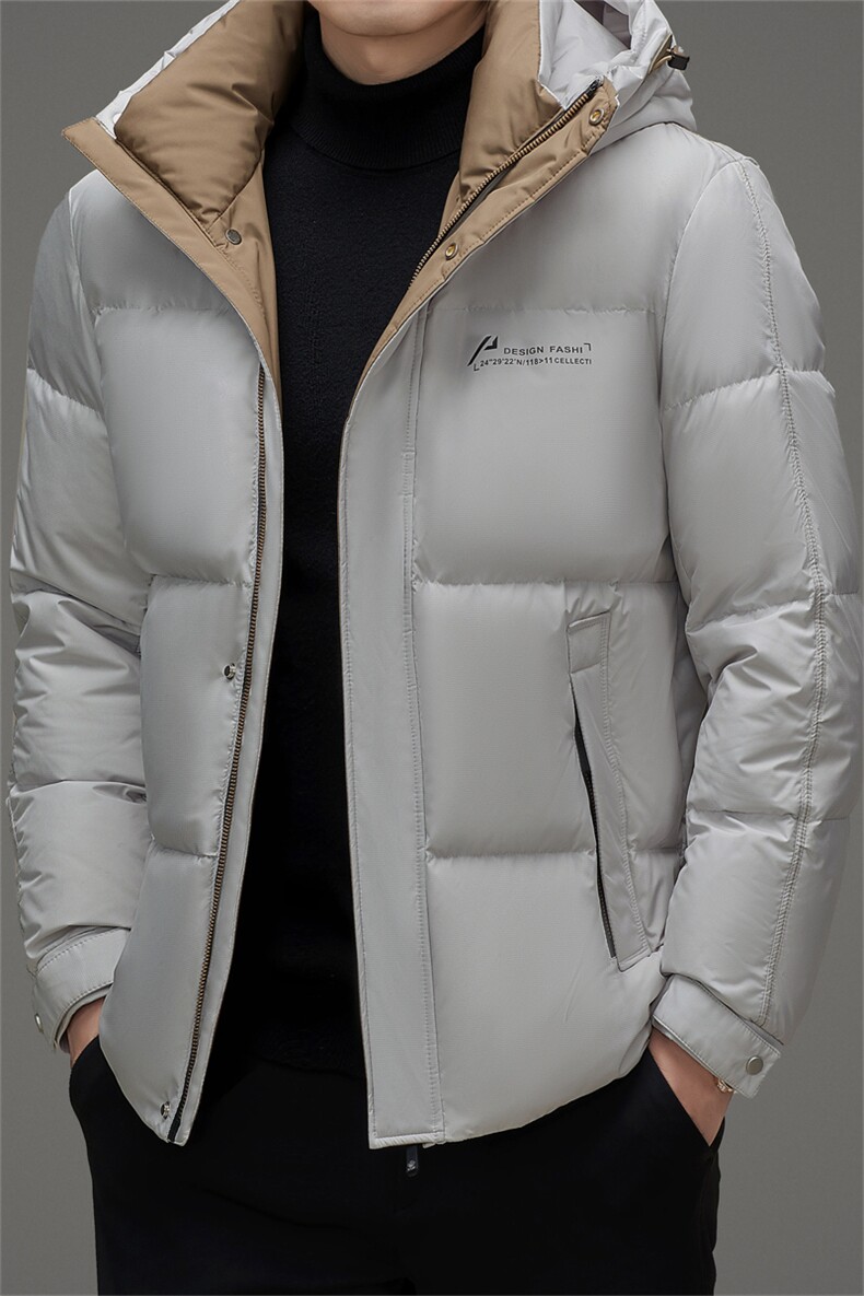 DAJ9808钱塘2020-2新款百搭冬季厚款休闲中年男士羽绒服P250,男装羽绒服,钱塘207-2