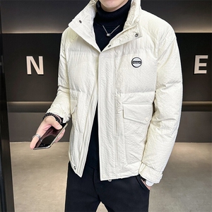 2024新款男士羽绒服短款帅气立领冬装外套 B240-YR827-P165图片