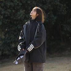 春季新款中性风三防户外夹克男立领冲锋衣外套DSA157B-JK1563-P65，男装夹克，电商A157B
