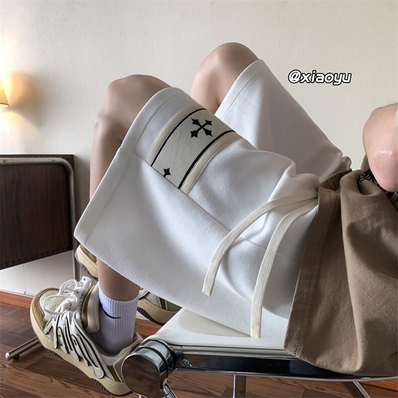 XZ616夏季新款十字架280克滑棉织带休闲短裤TY866P45控58,男装休闲裤,星座512A（原616）