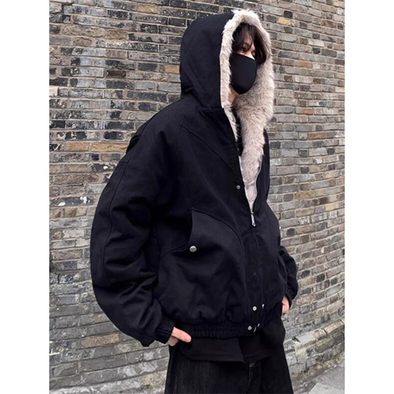 现货~自制高品质毛领座山雕棉服加厚保暖棉衣MF002P90,男装棉衣,星座908