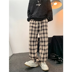 格子裤男新款青少年时尚休闲裤G848P45，男装休闲裤，星座1116-2