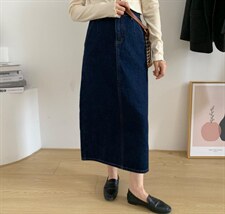 牛仔半裙，女装半身裙，素妮