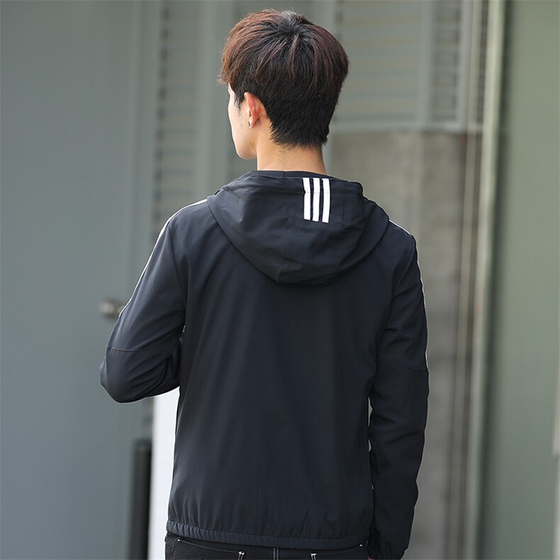 男休闲运动春秋薄款连帽夹克外套5032-1_JK356-P60,男装夹克,星座1516-1