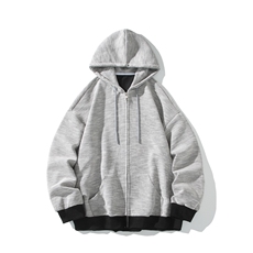 二开秋冬相机片港风纯色大码宽松卫衣时尚外套男V910P78控108，男装卫衣，电商A029
