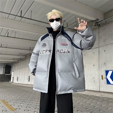 皮棉服冬季宽松港风棉衣立领冬装棉袄外套男MY2411-特P100控168，男装棉衣，电商B370