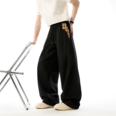 XT115-特P开春现货港风格纹口袋立体拼接休闲裤(特P48X88)1，男装休闲裤，电商C315