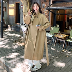 现货！韩系立领休闲高品质风衣外套2C260-Q009-P155-K228，女装风衣，2C260