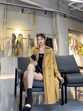 现货秋装新款f风衣，女装风衣，艾涵o