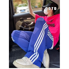 彩色多巴胺穿搭裤子男黄色夏薄款高街直筒运动青少年K2328，男装休闲裤，星座1116A（原606A-3）