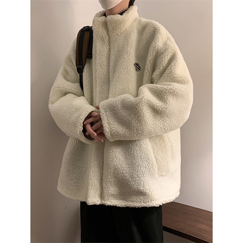 双面穿羊羔毛棉服加厚W1856P148控178,男装棉衣,星座1018-3
