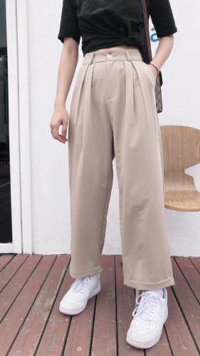 夏季韩版直筒裤，女装，1+1 MAIN ROAD