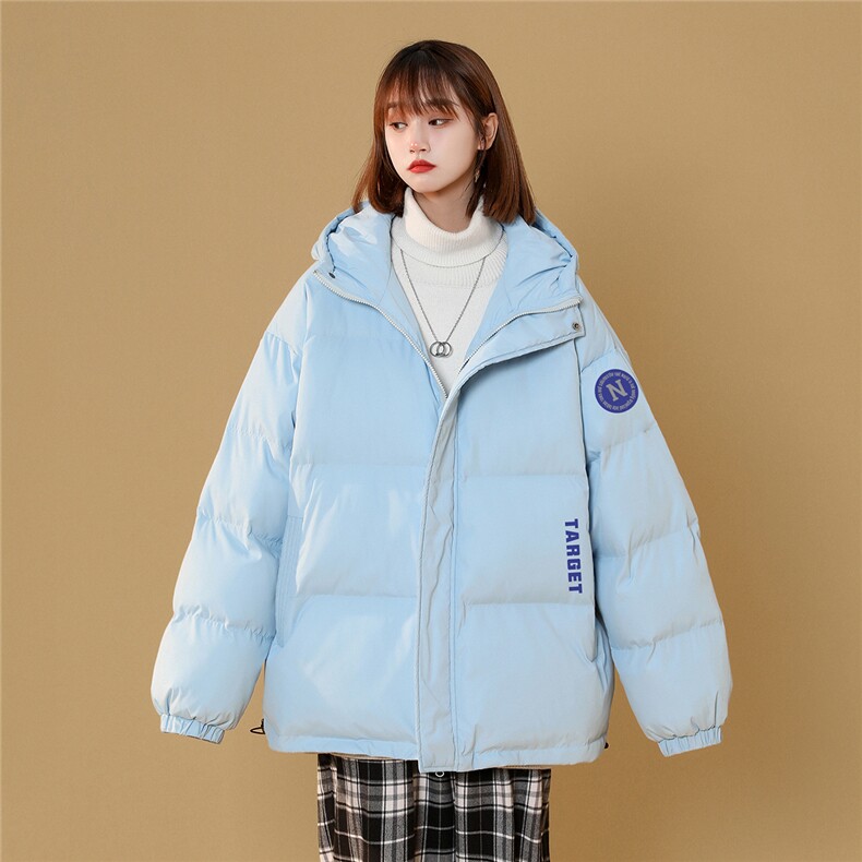白鸭绒中性风冬季潮流印花宽松百搭保暖连帽羽绒服YR1304P225K298,男装羽绒服,A247A