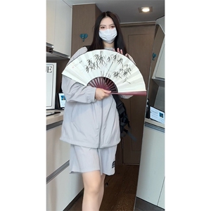 量大优供视频~夏季upf50+ 情侣户外防晒衣套装 F719特P65控98图片
