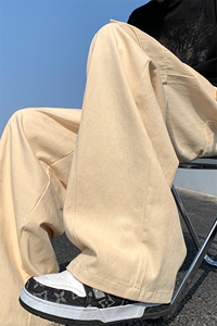 8XL-M 特大码工装裤男长裤时尚潮牌宽松型纯色美式休闲裤K925P60图片