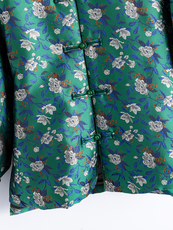 水衣源2609款新中式提花小立领洋气复古短款羽绒服外套女，女装羽绒服，水衣源
