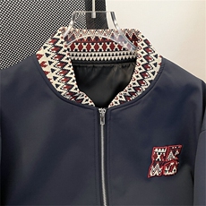 新中式提花夹克男女潮设计感棒球服宽松名族风情侣外套JK3004-p70，男装夹克，星座302B-3