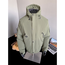 冬季冲锋衣棉服男士棉袄连帽工装棉衣加棉加厚潮A266-MY8014-P75，男装棉衣，电商A266