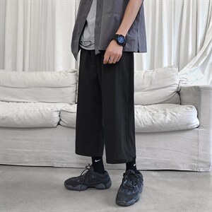 裤子男夏季工装潮流裤韩版宽松直筒ins七分裤休闲裤1211-特批20,男装休闲裤,星座718-1