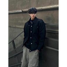 重磅帆布工装夹克外套-JK0105-P90，男装夹克，星座313A(原308A-2)