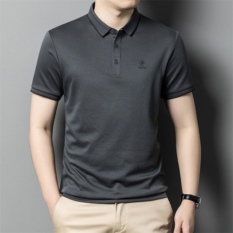 Y32381钱塘2020-2夏季新款男士时尚翻领短袖T恤休闲百搭上衣P55,男装T恤,钱塘207-2