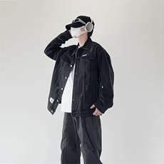 潮流休闲大码宽松男女做旧牛仔外套夹克J6023-P60【特价】，男装工装外套，电商A007