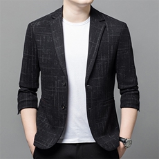 Y25909钱塘2020-2时尚休闲简约秋季中年男士西服主推P160，男装西服，钱塘207-2