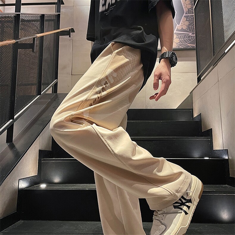 2025新款休闲舒适宽松卫裤情侣男女长裤A068-ZXK191-TP40,男装休闲裤,电商A068