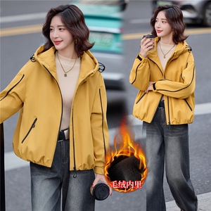 档口现货2025年冬季休闲/淑女新款女装休闲棉衣外套派克服图片