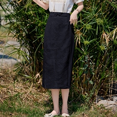 2025年夏季宽松新中式复古高腰提花半身裙，女装半身裙，火爆靓佳人