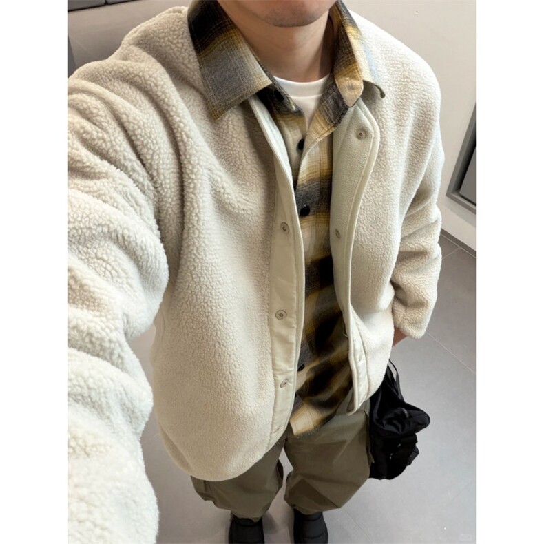 无领摇粒绒外套GS03-P85成分100聚酯纤维，女装短外套，星座1302