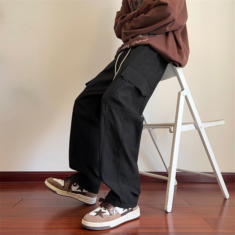 07秋冬加绒加厚多口袋工装裤美式冲锋裤XZ211-1-K2368-P60加绒 65图片