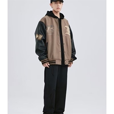 J9863-P62美式复古潮流新款拼接棒球服宽松休闲夹克外套，男装夹克，星座617A-2