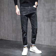 长裤口袋中年百搭夏季纯色2023年拉链裤子牛仔裤SFT9905，男装牛仔裤，钱塘6003（原4033）
