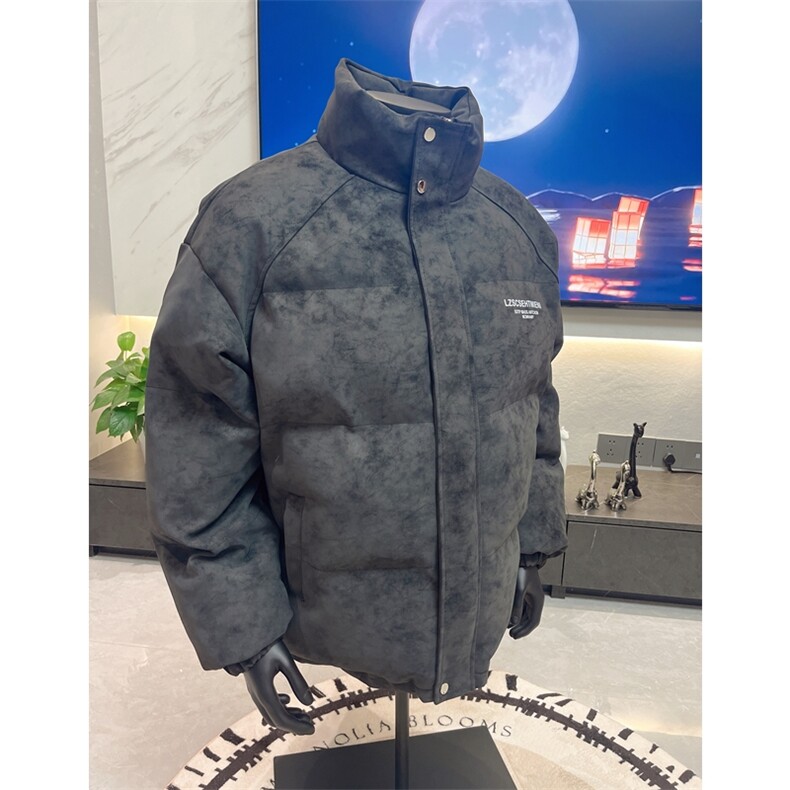档口图高级感皮棉服宽松立领棉袄棉衣M520-P110,男装棉衣,星座1213
