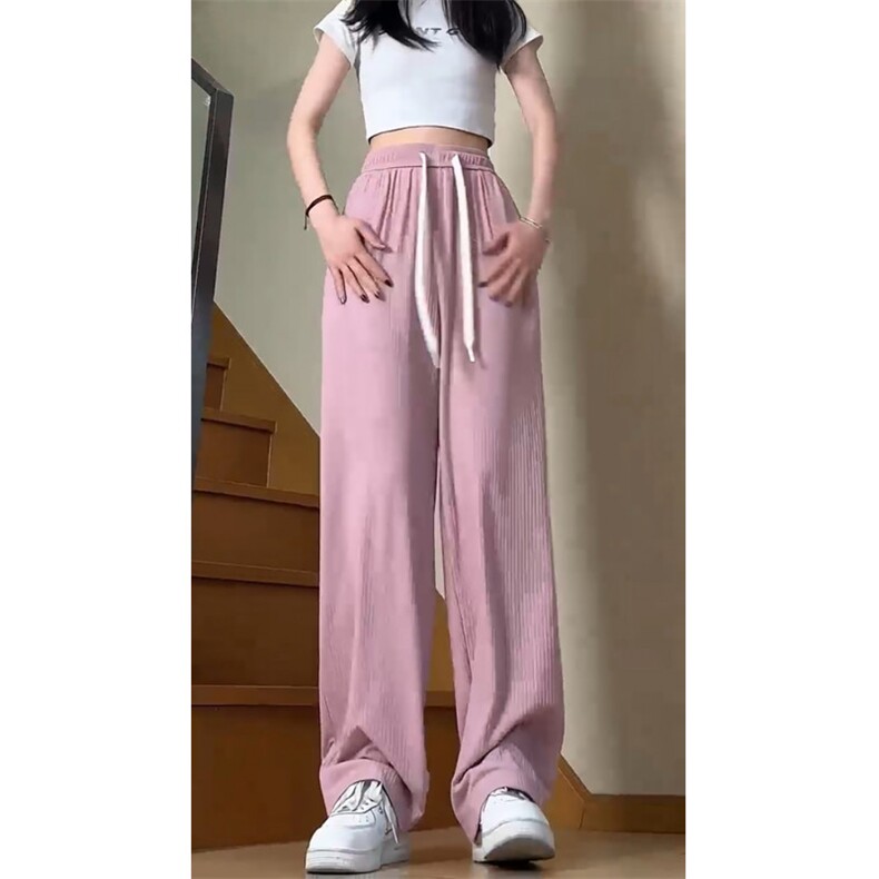 高品质冰丝裤夏季空调裤抽绳垂感休闲裤715-6-K507P50，男装休闲裤，星座715-6