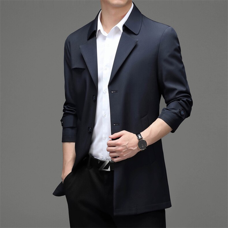 BHA01钱塘2020-2春秋薄款商务休闲简约中年男士夹克外套货稳P132,男装夹克,钱塘207-2