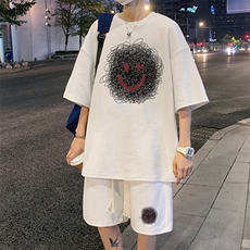 套装！华夫格套装短袖T恤短裤男TZ213-特P38，男装T恤，电商B367