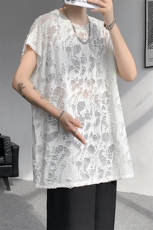 8XL-M重磅！特大码短袖T恤背心男宽松休闲百搭篮球服DX318P28，男装背心/马甲，电商D206-1