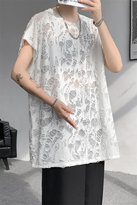8XL-M 重磅！特大码短袖T恤背心男宽松休闲百搭 篮球服DX318P28图片