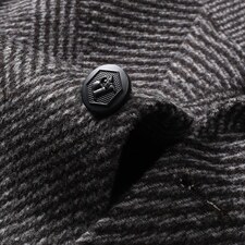 秋冬季新款休闲双面呢大衣中年男外套纯色爸爸装风衣HMDX009-P360,男装毛呢大衣,电商B212（原钱塘6029）
