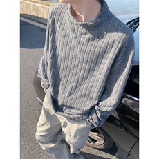 现货！毛茸茸秋冬加绒加厚男女款百搭基础款T恤-LK80216JR-特批27，男装T恤，电商A061