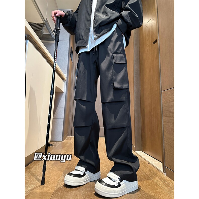 XZ616秋季新款百搭工装裤折皱设计感防水冲锋裤TY2420P55控68，男装工装外套，星座512A（原616）