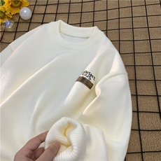 XZ222-1/M006/P45/控68重磅宽松休闲印花毛衣，男装针织衫/毛衣，星座809A(原222-1)