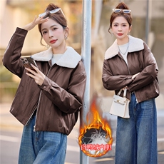 2025年冬季时尚休闲保暖优雅pu羽绒服，女装羽绒服，依恋蒂丝